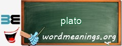 WordMeaning blackboard for plato